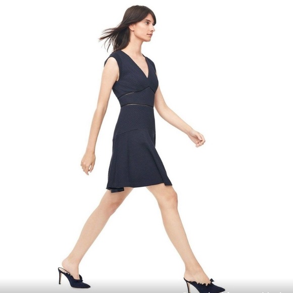 Rebecca Taylor ‘Navy Sailor Dress’ Size 4 - Picture 4 of 14